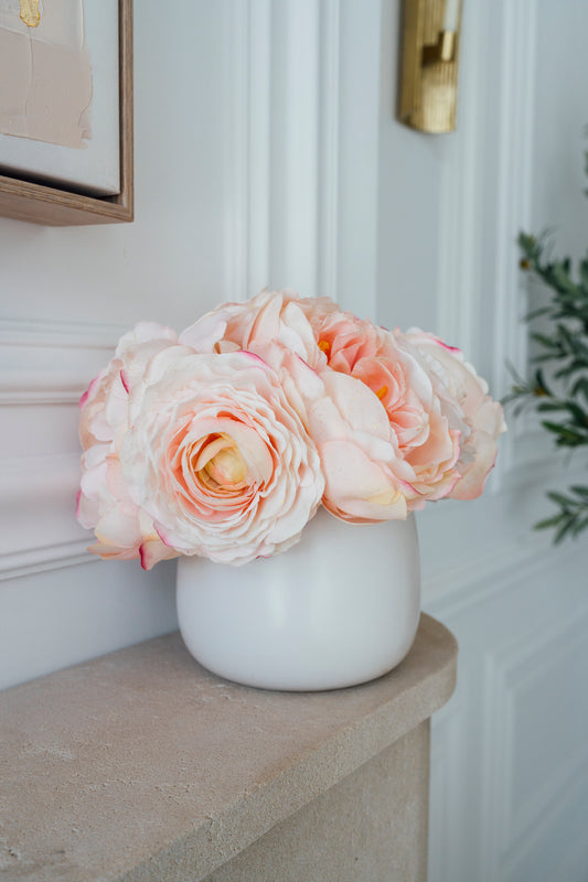 Blush Peonies and Ranunculus Bouquet